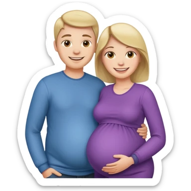 That’s too many ppl pregnant. Her mother is not. Just the couple sticker