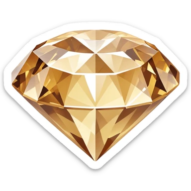 Beige aesthetic diamond  sticker