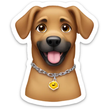 Dog necklace name Rada sticker