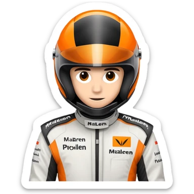 Mclaren formula 1 racer sticker