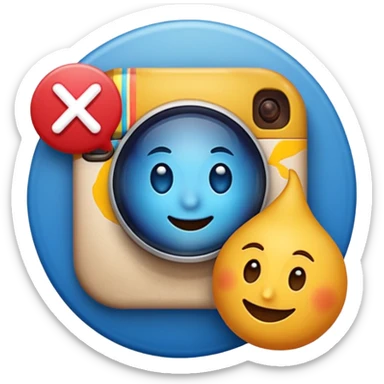 Create a emoji of realistic Instagram blue tick sticker