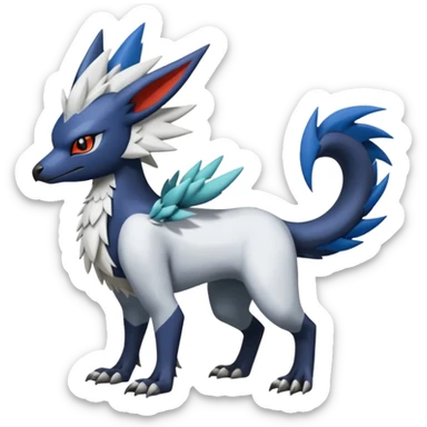 Trico-Nargacuga-Silvally-Absol-fusion sticker