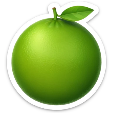lime fruit sticker