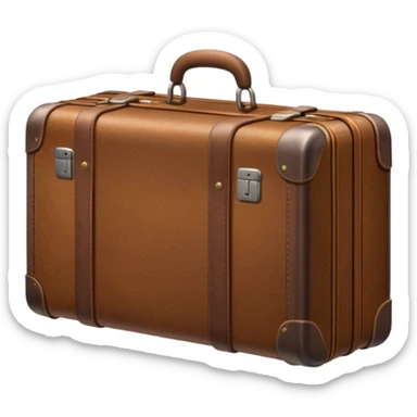 generate realistic suitcase sticker