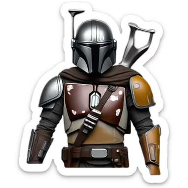 the mandalorian say yes sticker
