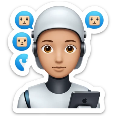 trabalho na área da ia sticker