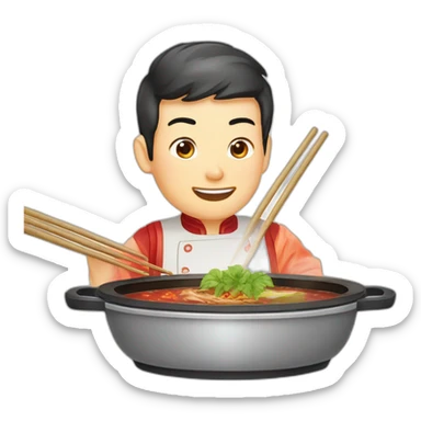 sichuan hotpot sticker