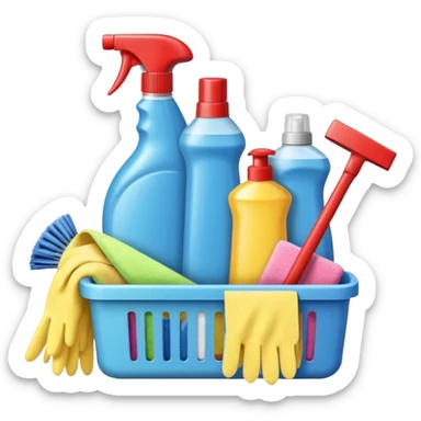 Cleaning sticker