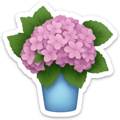 hydrangea bouquet sticker