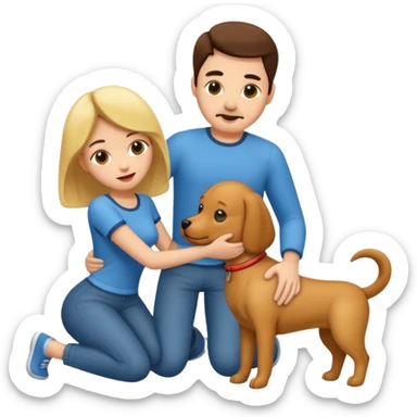 Couple doing doggy style  sticker