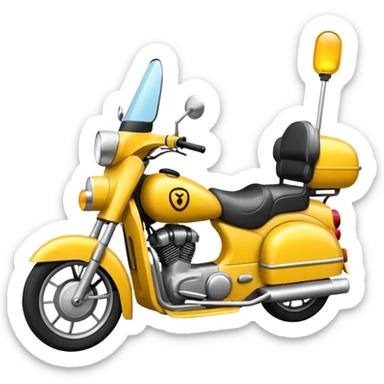 Un taxi que sea una moto sticker