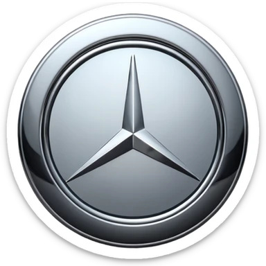 Mercedes logo emoji sticker