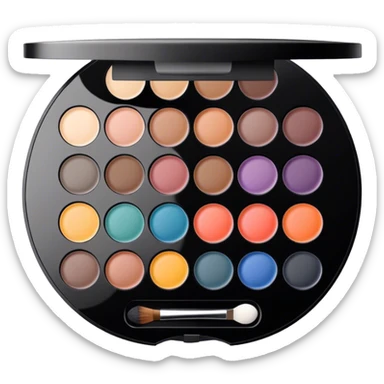 Eyeshadow palette sticker
