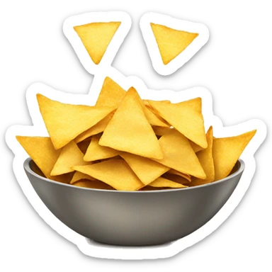 Bowl of nachos  sticker