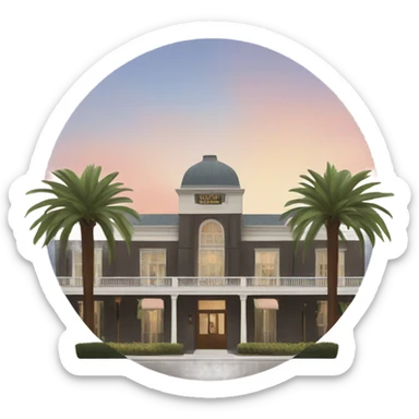 Soho house Austin log sticker