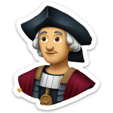 christopher columbus sticker