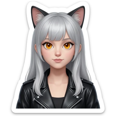 cat woman sticker