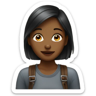 Girl own a coffee shop sticker