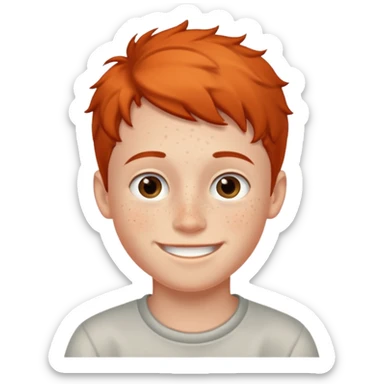 I shall go there later.  Boy sticker