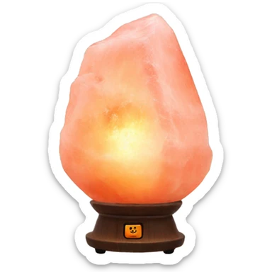 Pink Himalayan salt lamp sticker
