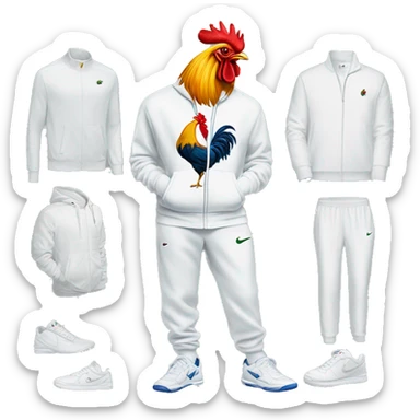 gym rooster lacoste tracksuit nike shoes sticker
