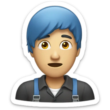 Employee Banging Head sticker