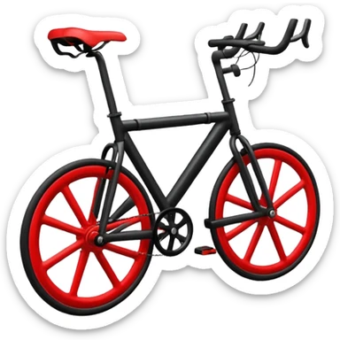 gym bycicle sticker