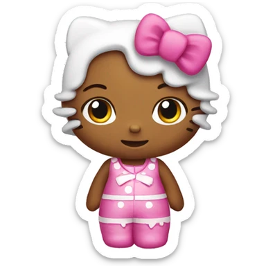Hello kitty pink  sticker