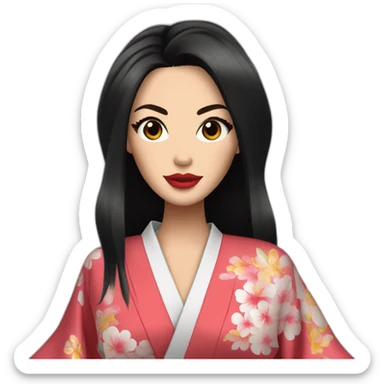 kimono in megan fox sticker