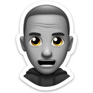 Devious looking with With rubbing hands looking evil sticker