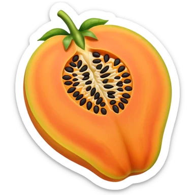 papaya sticker