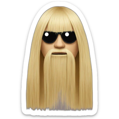 Cousin Itt sticker