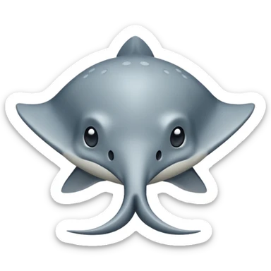 Tiny stingray  sticker