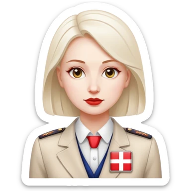 patriot polish european woman simple patriot politician modern fascist poland traditional sticker