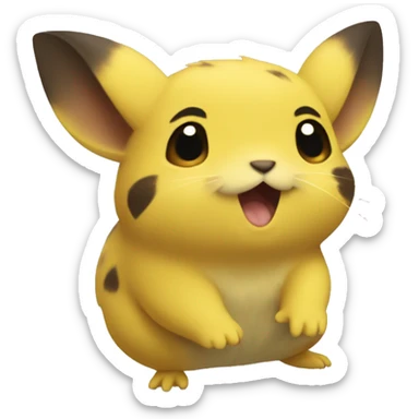 Pika chu  sticker