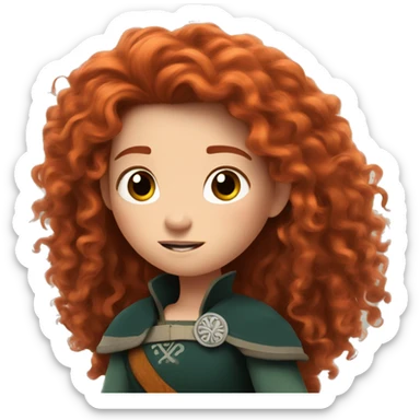 Merida from Brave sticker