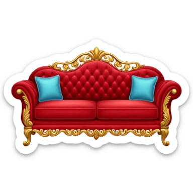 party sofa sticker