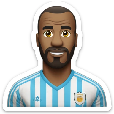 MR-T wearing argentinian soccer t-shirt sticker
