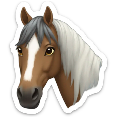 Chevaux sticker