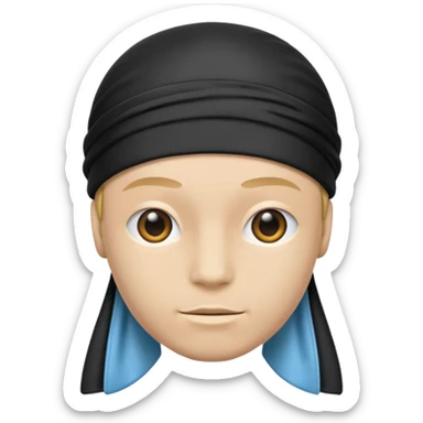 make a durag emoji but just the durag not the person in the durag sticker