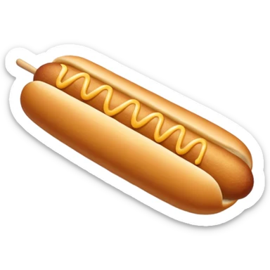 Korean corn dog with sugar coating sticker