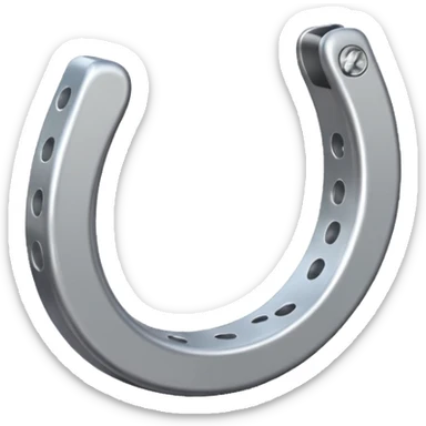 Horseshoe in small sticker