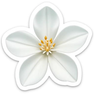 Jasmine flower sticker