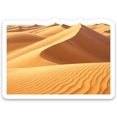 desert landscape background icon, golden sand dunes, soft sunlight, subtle wind trails, fantasy desert atmosphere, 3D cartoon style, mobile game background, clean composition, no characters, no buildings, no text, no watermark sticker