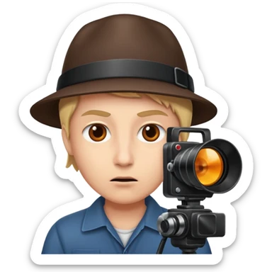 a film maker  sticker