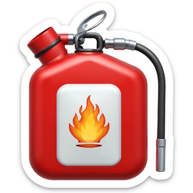 petrol canister sticker