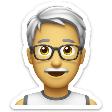 persona entendiendo algo sticker