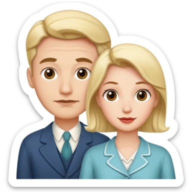 40대 주부,20~30대 1인가구 남여 sticker