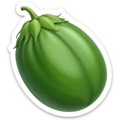 green brinjal sticker