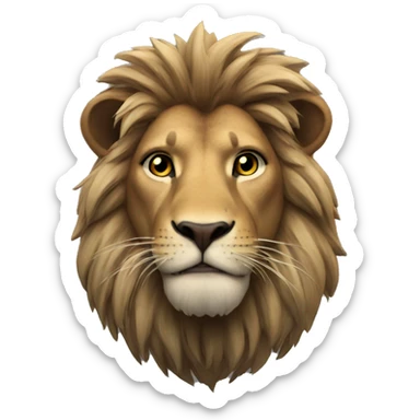 Lion vr sticker